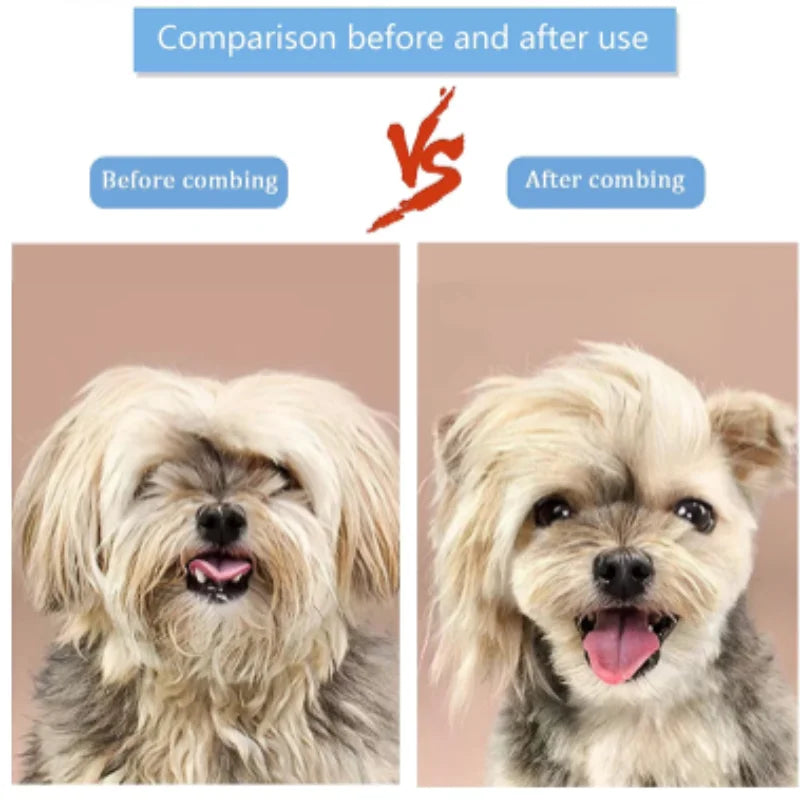 Dog Hair Remover Brush Cat Dog Hair Grooming and Care Comb for Long Hair Dog Pet Removes Hairs Cleaning Bath Brush Dog Supplies