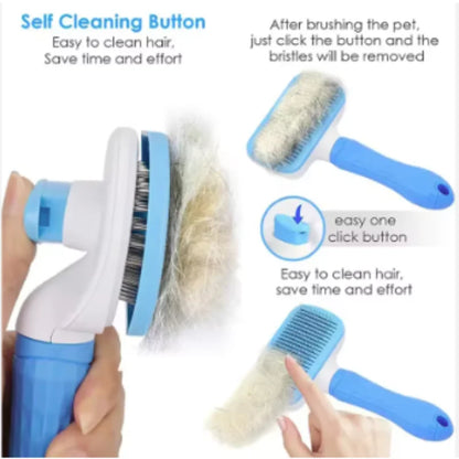Dog Hair Remover Brush Cat Dog Hair Grooming and Care Comb for Long Hair Dog Pet Removes Hairs Cleaning Bath Brush Dog Supplies