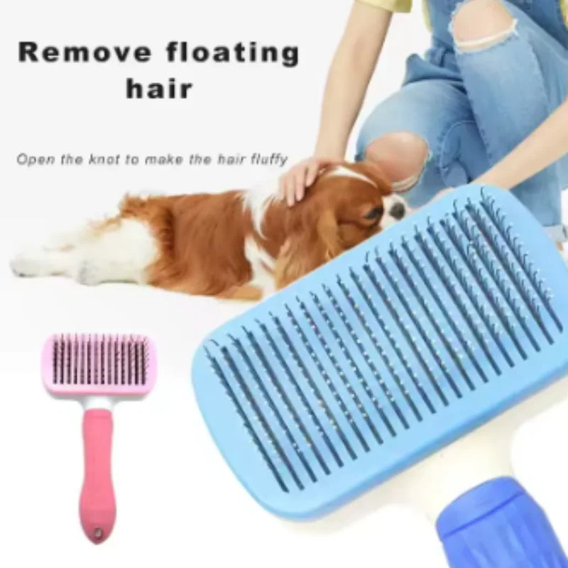 Dog Hair Remover Brush Cat Dog Hair Grooming and Care Comb for Long Hair Dog Pet Removes Hairs Cleaning Bath Brush Dog Supplies