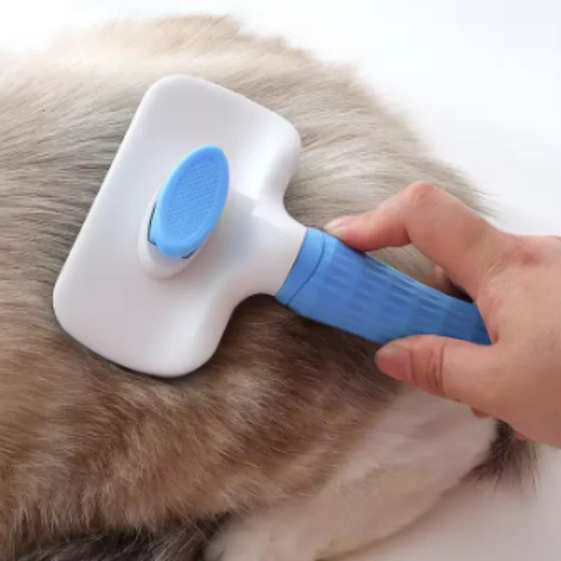 Dog Hair Remover Brush Cat Dog Hair Grooming and Care Comb for Long Hair Dog Pet Removes Hairs Cleaning Bath Brush Dog Supplies