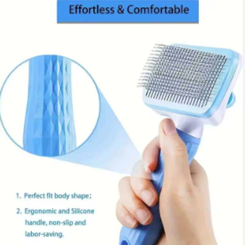 Dog Hair Remover Brush Cat Dog Hair Grooming and Care Comb for Long Hair Dog Pet Removes Hairs Cleaning Bath Brush Dog Supplies