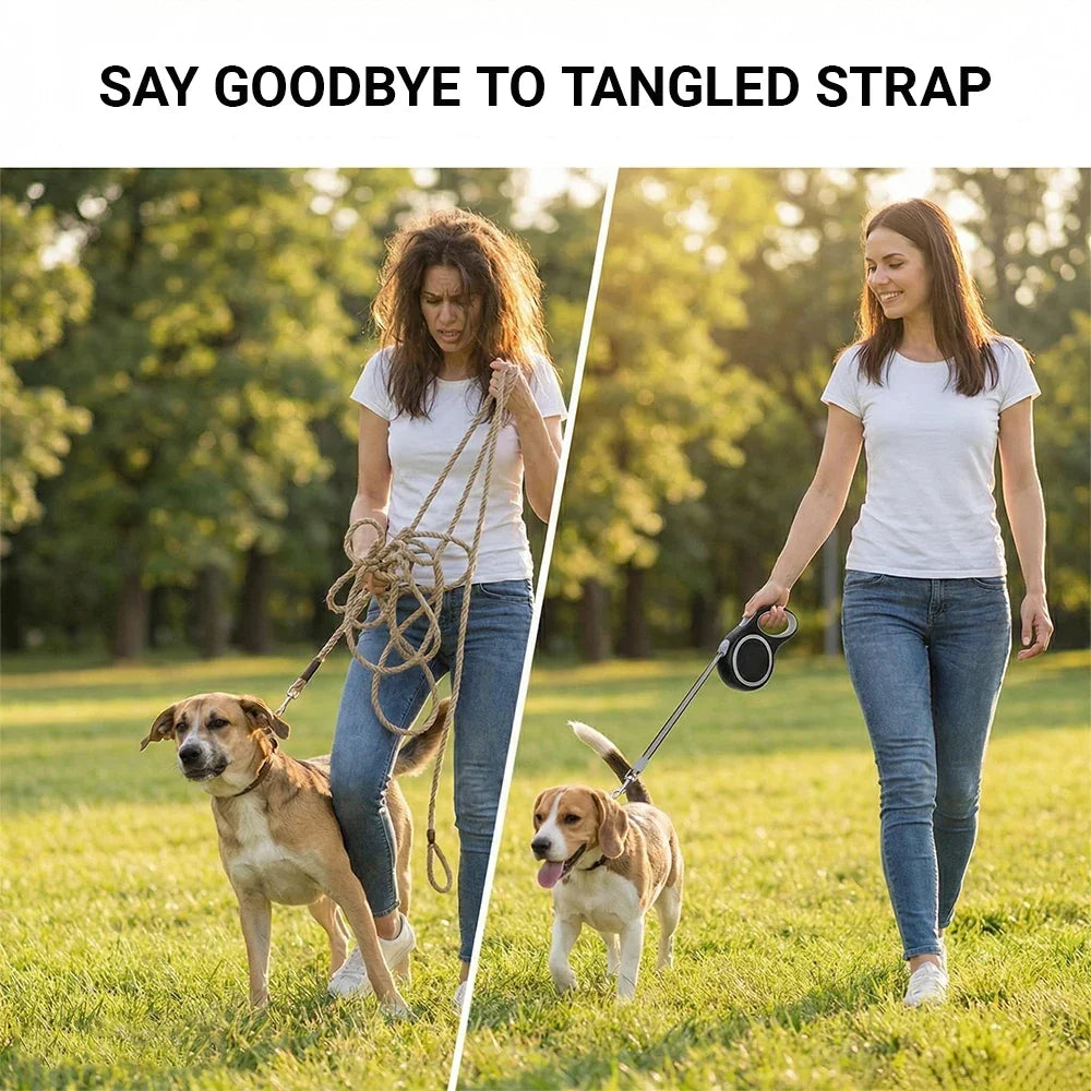 Retractable Big Dog Leash for Small Large Dogs 5M 8M Automatic Adjustable Pet Extendable Strap Yorkie Puppy Lead Rope Supplies